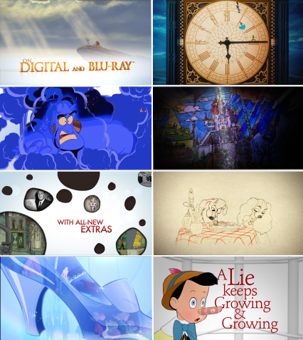 Montage of Disney Signature Collection pieces.